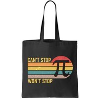 Retro Vintage Pi Day 314 Can't Stop Won't Stop Bag