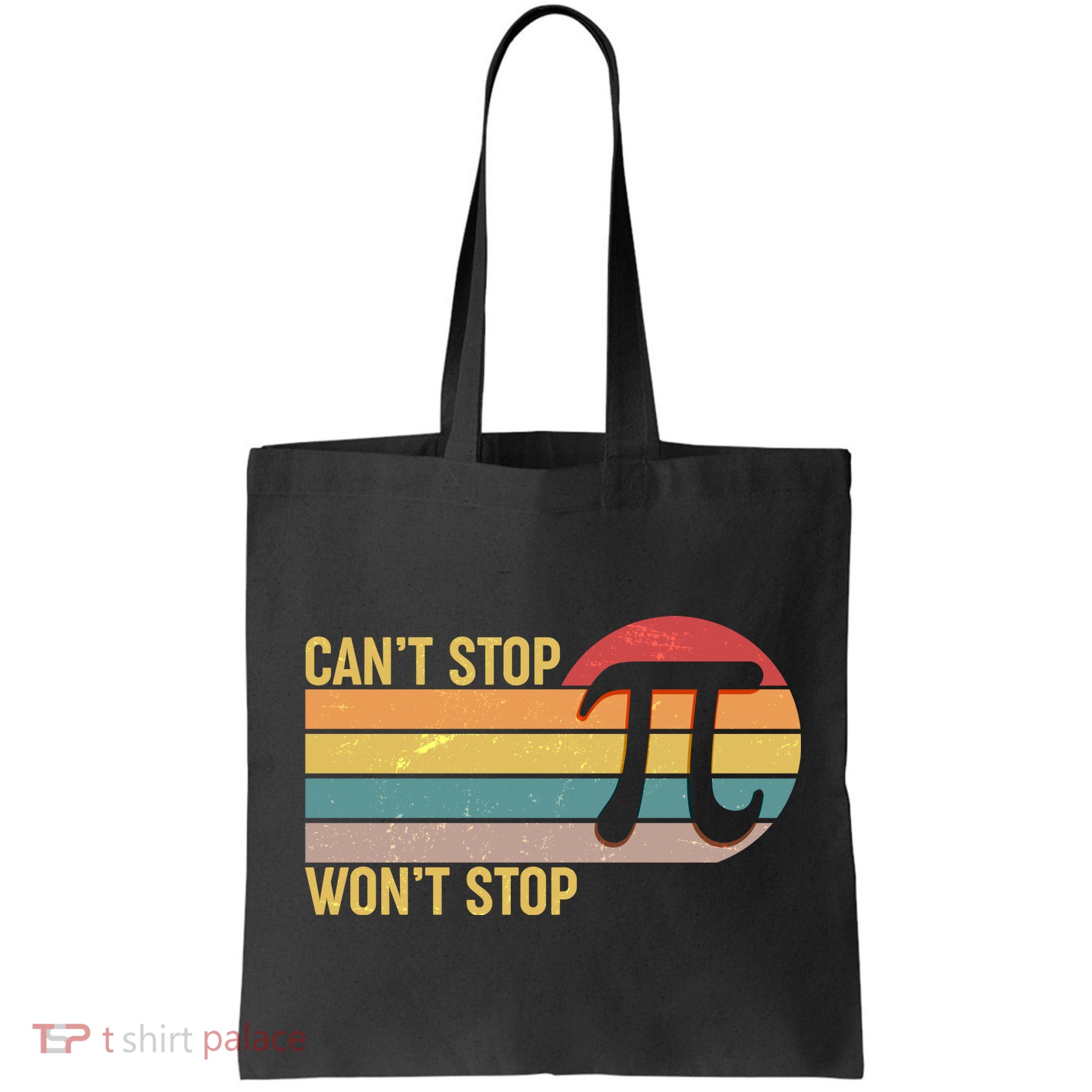 Retro Vintage Pi Day 314 Can't Stop Won't Stop Bag