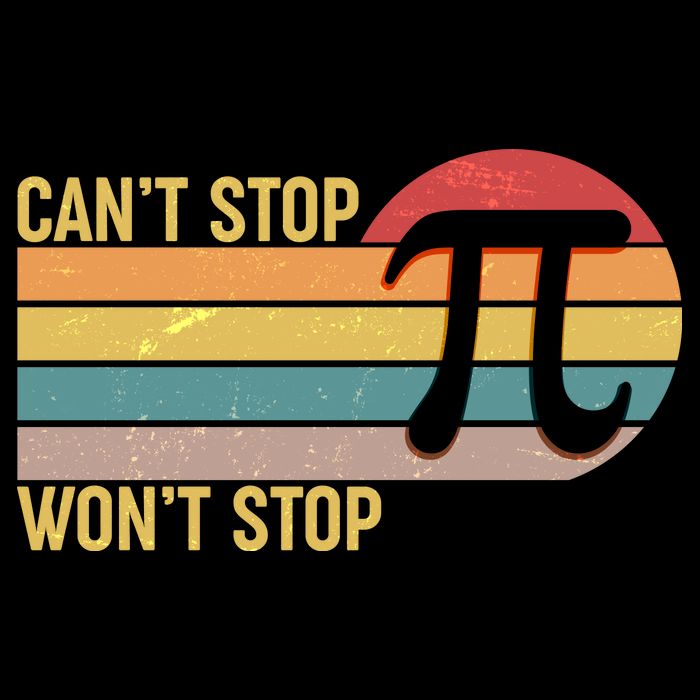 Retro Vintage Pi Day 314 Can't Stop Won't Stop Toddler Hoodie