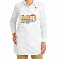 Retro Vintage Pi Day 314 Can't Stop Won't Stop Apron