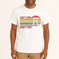 Retro Vintage Pi Day 314 Can't Stop Won't Stop Tall T-Shirt
