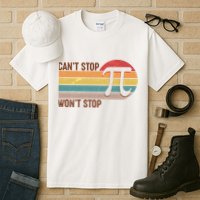 Retro Vintage Pi Day 314 Can't Stop Won't Stop Tall T-Shirt