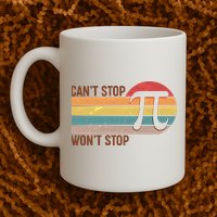 Retro Vintage Pi Day 314 Can't Stop Won't Stop Mug