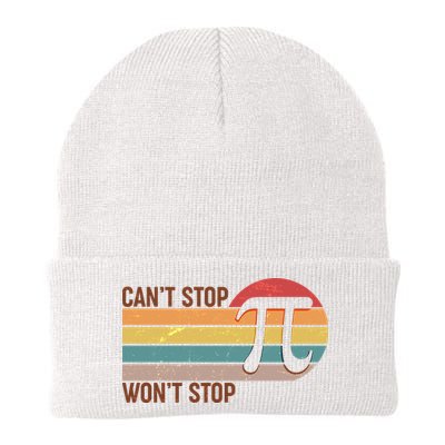 Retro Vintage Pi Day 314 Can't Stop Won't Stop Beanie
