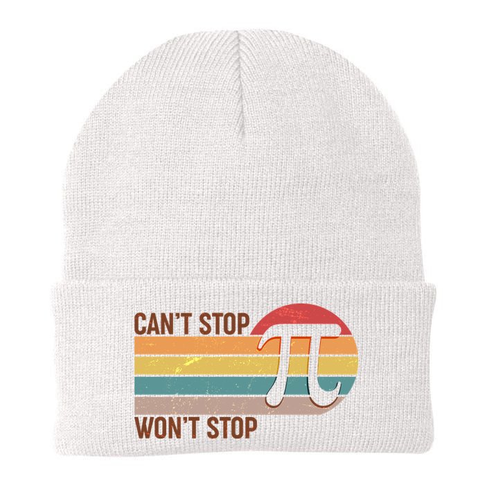 Retro Vintage Pi Day 314 Can't Stop Won't Stop Beanie
