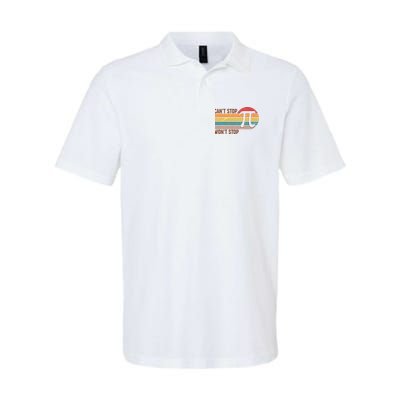 Retro Vintage Pi Day 314 Can't Stop Won't Stop Polo