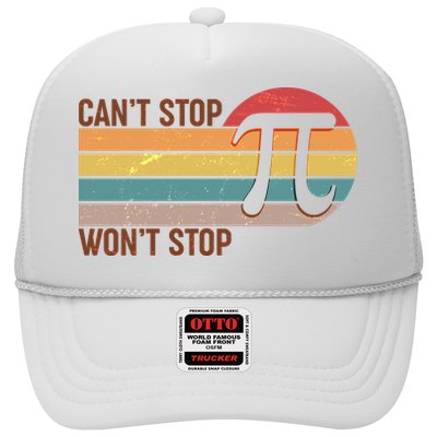 Retro Vintage Pi Day 314 Can't Stop Won't Stop Trucker Hat
