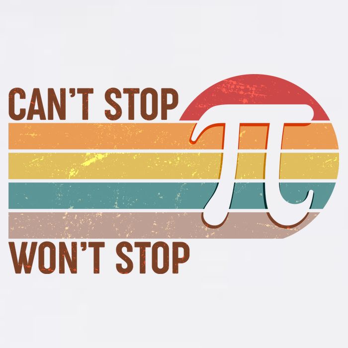 Retro Vintage Pi Day 314 Can't Stop Won't Stop Tank Top