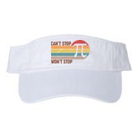 Retro Vintage Pi Day 314 Can't Stop Won't Stop Visor