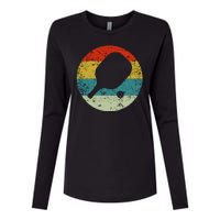 Retro Vintage Pickleball Womens Cotton Relaxed Long Sleeve T-Shirt