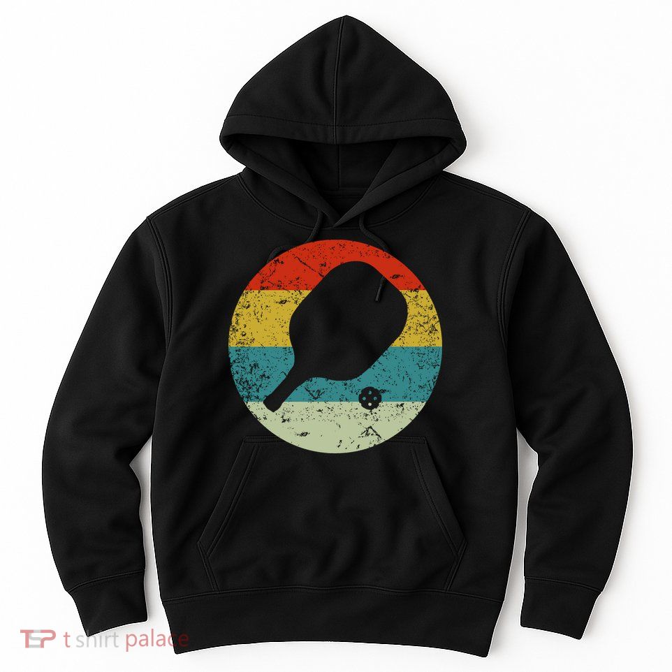 Retro Vintage Pickleball Hoodie