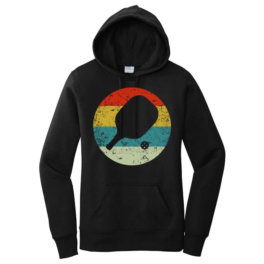 Retro Vintage Pickleball Women's Pullover Hoodie