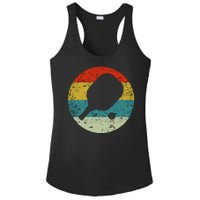 Retro Vintage Pickleball Ladies PosiCharge Competitor Racerback Tank