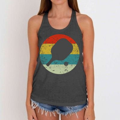 Retro Vintage Pickleball Women's Knotted Racerback Tank