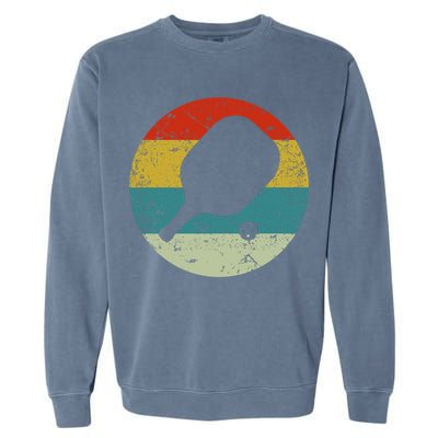 Retro Vintage Pickleball Garment-Dyed Sweatshirt
