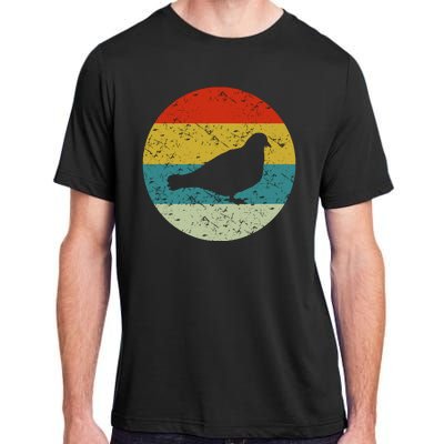 Retro Vintage Pigeon Adult ChromaSoft Performance T-Shirt