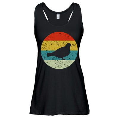 Retro Vintage Pigeon Ladies Essential Flowy Tank