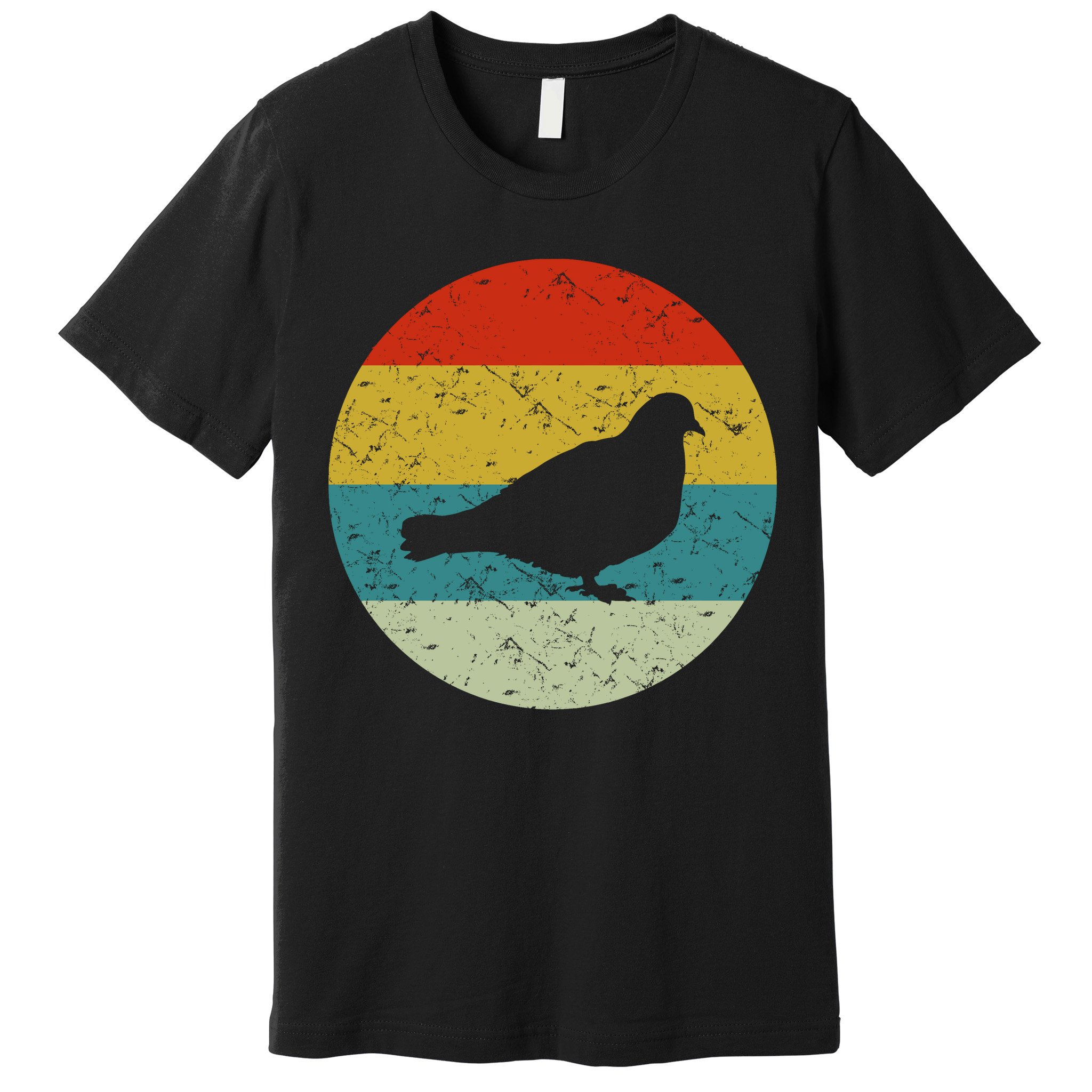 Retro Vintage Pigeon Premium T-Shirt