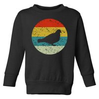 Retro Vintage Pigeon Toddler Sweatshirt