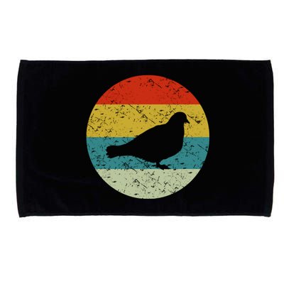 Retro Vintage Pigeon Microfiber Hand Towel