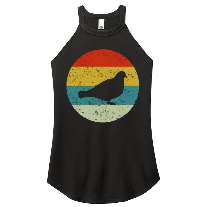 Retro Vintage Pigeon Women's Perfect Tri Rocker Tank