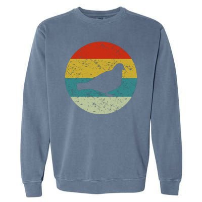 Retro Vintage Pigeon Garment-Dyed Sweatshirt