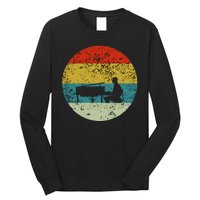 Retro Vintage Piano Player Long Sleeve Shirt