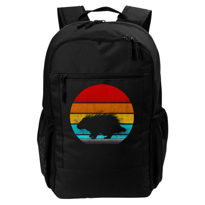 Retro Vintage Porcupine Daily Commute Backpack