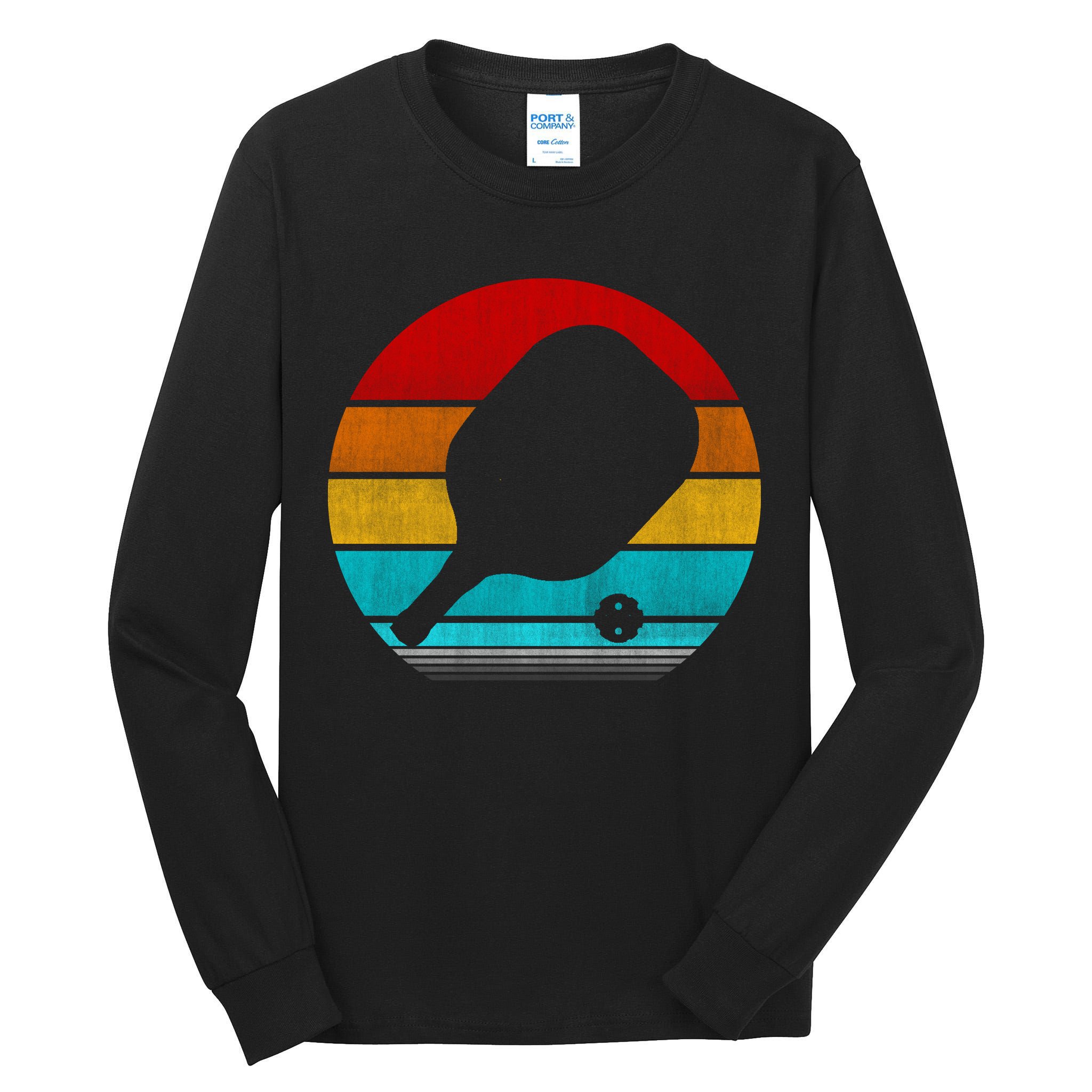Retro Vintage Pickleball Tall Long Sleeve T-Shirt