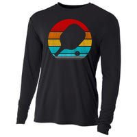 Retro Vintage Pickleball Cooling Performance Long Sleeve Crew