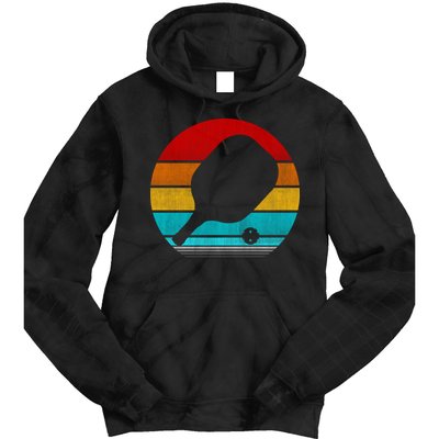 Retro Vintage Pickleball Tie Dye Hoodie