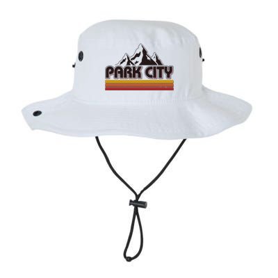 Retro Vintage Park City Utah Mountain Logo Legacy Cool Fit Booney Bucket Hat