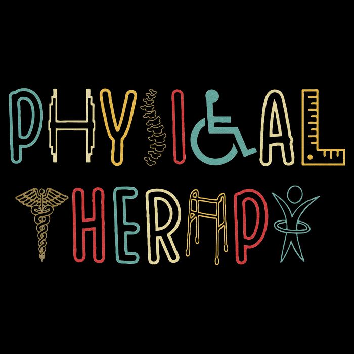 Retro Vintage Physical Therapy Funny Physical Therapist Flat Bill Trucker Hat