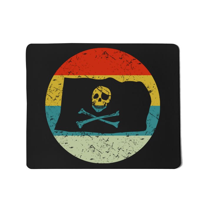 Retro Vintage Pirate Flag Mousepad