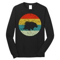 Retro Vintage Porcupine Long Sleeve Shirt