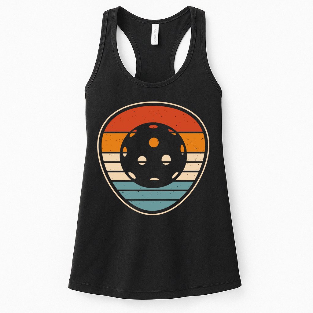 Retro Vintage Pickleball Gift Team Sport Womens Tank Top