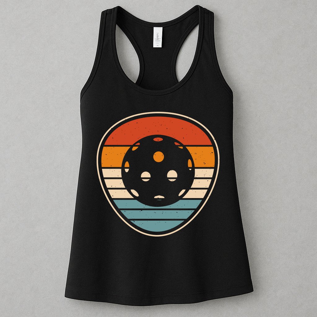 Retro Vintage Pickleball Gift Team Sport Womens Tank Top