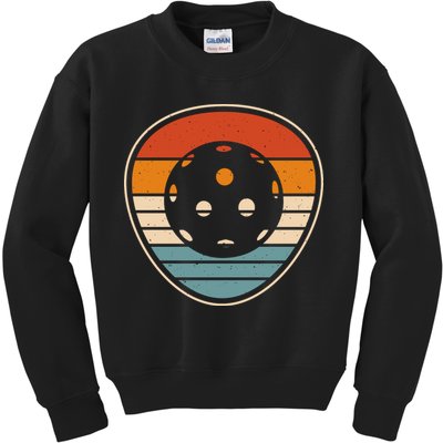 Retro Vintage Pickleball Gift Team Sport Kids Sweatshirt