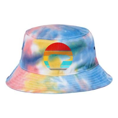 Retro Vintage Polar Bear Tie Dye Newport Bucket Hat