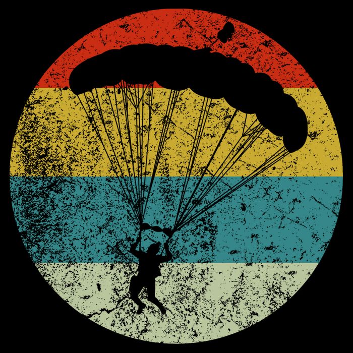 Retro Vintage Parachuting Backpack