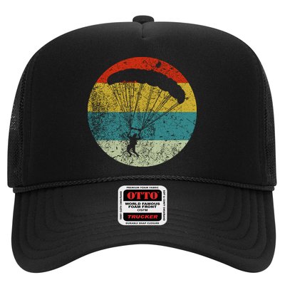 Retro Vintage Parachuting Trucker Hat