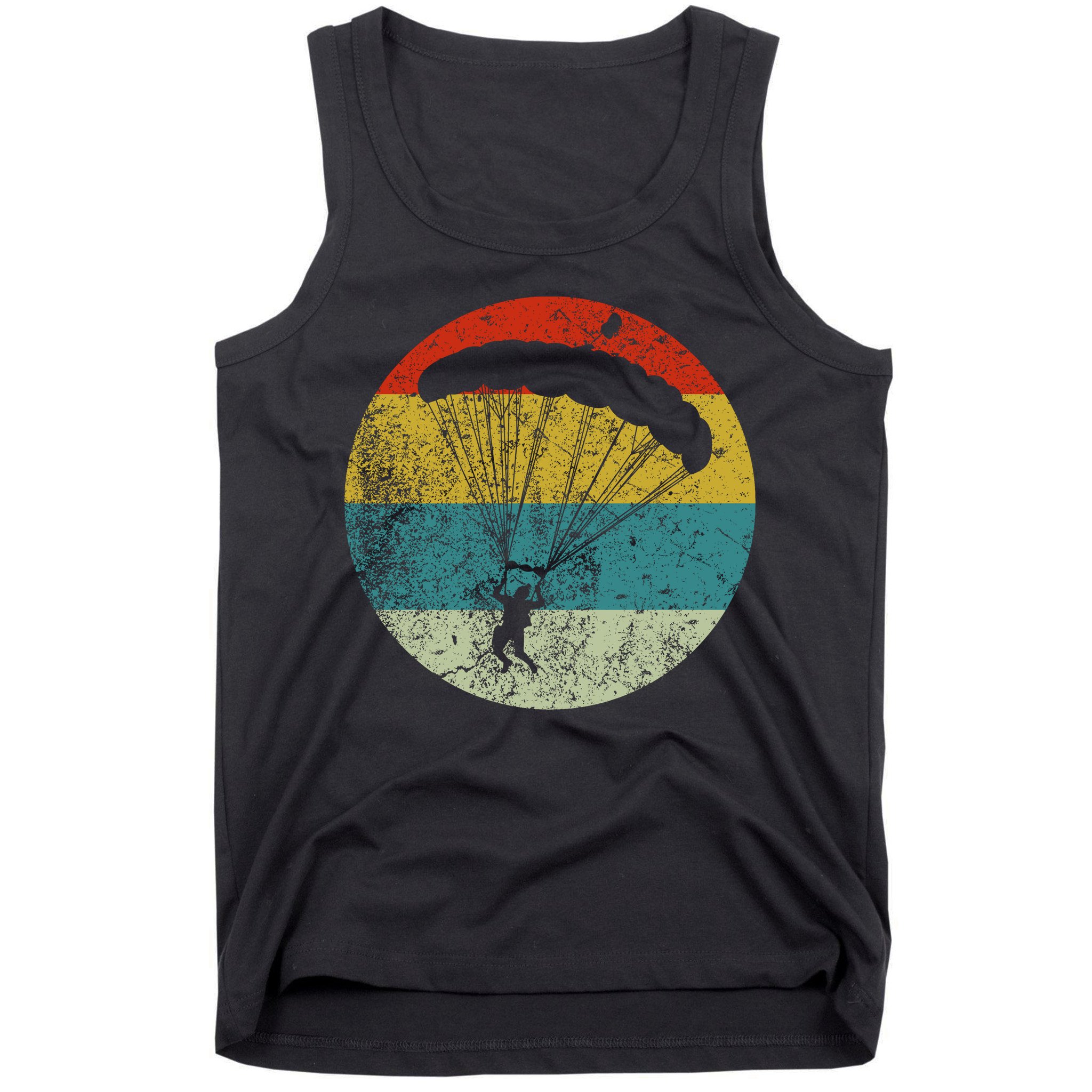 Retro Vintage Parachuting Tank Top