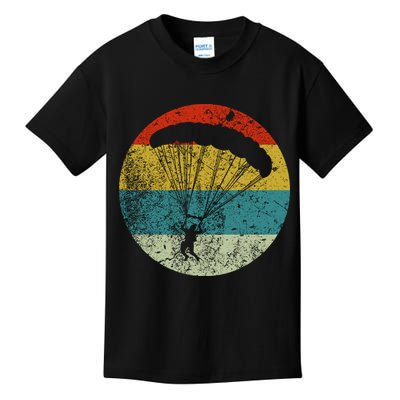 Retro Vintage Parachuting Kids T-Shirt