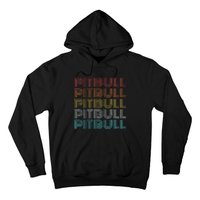 Retro Vintage Pitbull Hoodie