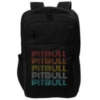 Retro Vintage Pitbull Impact Tech Backpack