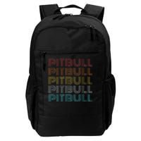 Retro Vintage Pitbull Daily Commute Backpack