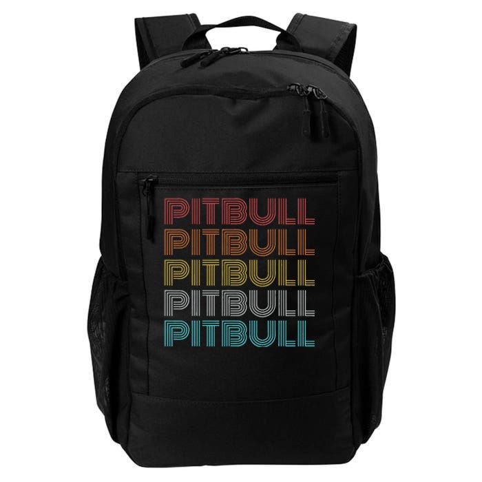 Retro Vintage Pitbull Daily Commute Backpack