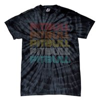 Retro Vintage Pitbull Tie-Dye T-Shirt