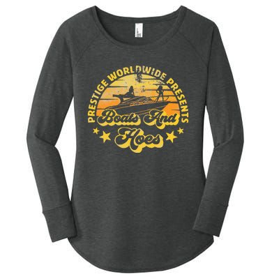 Retro Vintage Prestige Worldwide Boats And Hoes Women's Perfect Tri Tunic Long Sleeve Shirt