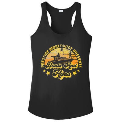 Retro Vintage Prestige Worldwide Boats And Hoes Ladies PosiCharge Competitor Racerback Tank